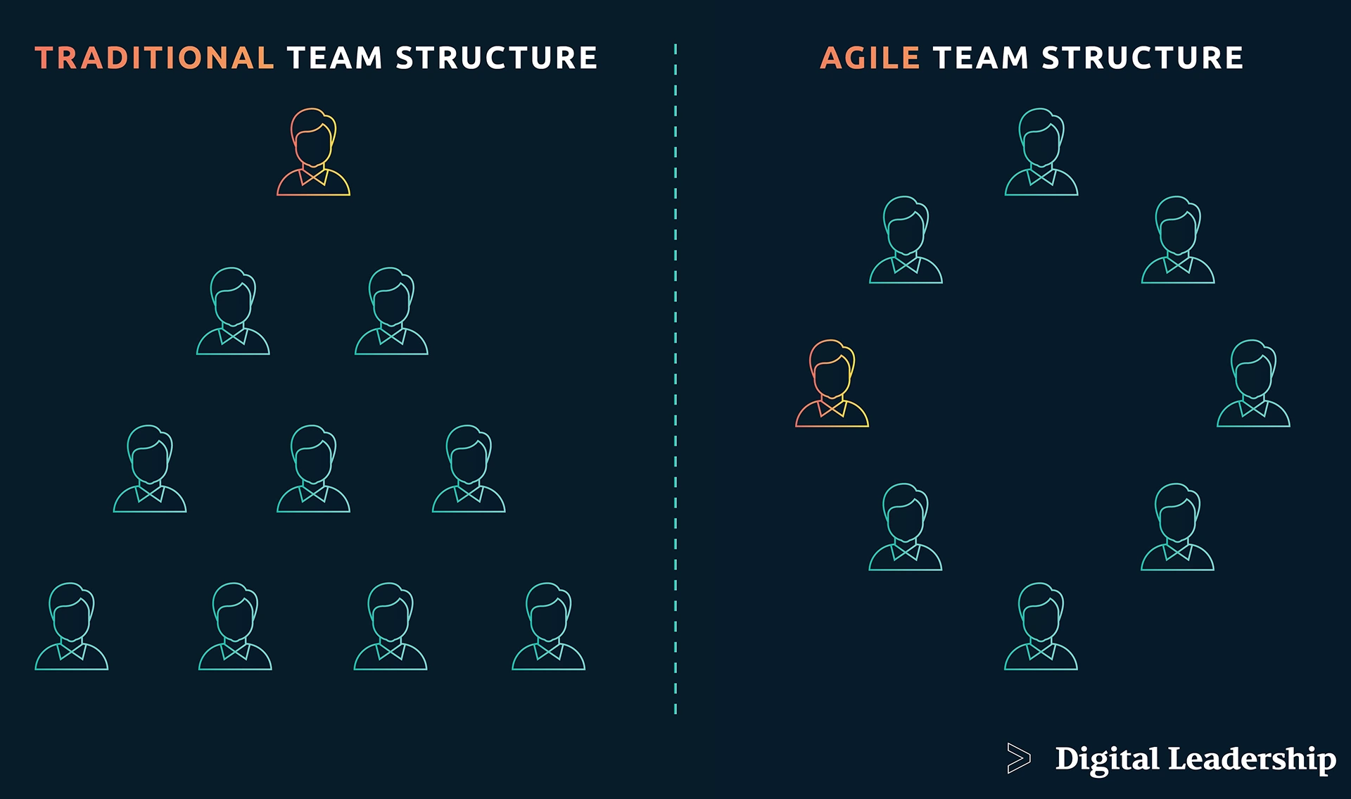 Traditional Team Vs Agile Team Structure